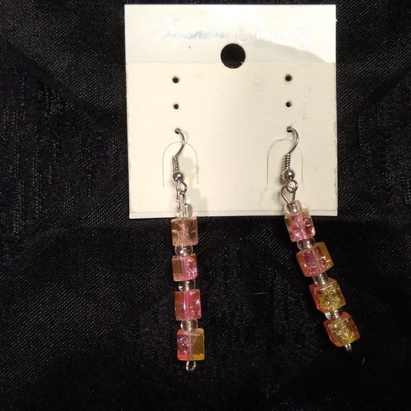 3/$20.00 Vibrant Handmade earrings - Picture 1 of 3